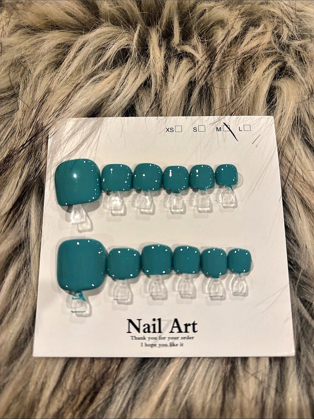 Press-On Nail Set in Blue